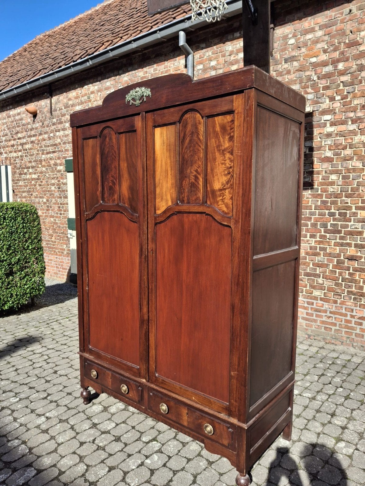 Antieke grenen kast in goede staat, Ophalen