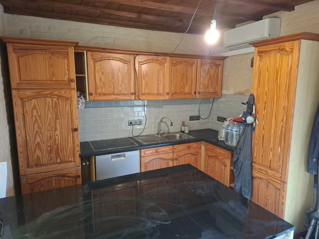 Keuken te koop, Granit ou Pierre, Enlèvement, Utilisé, Avec îlot