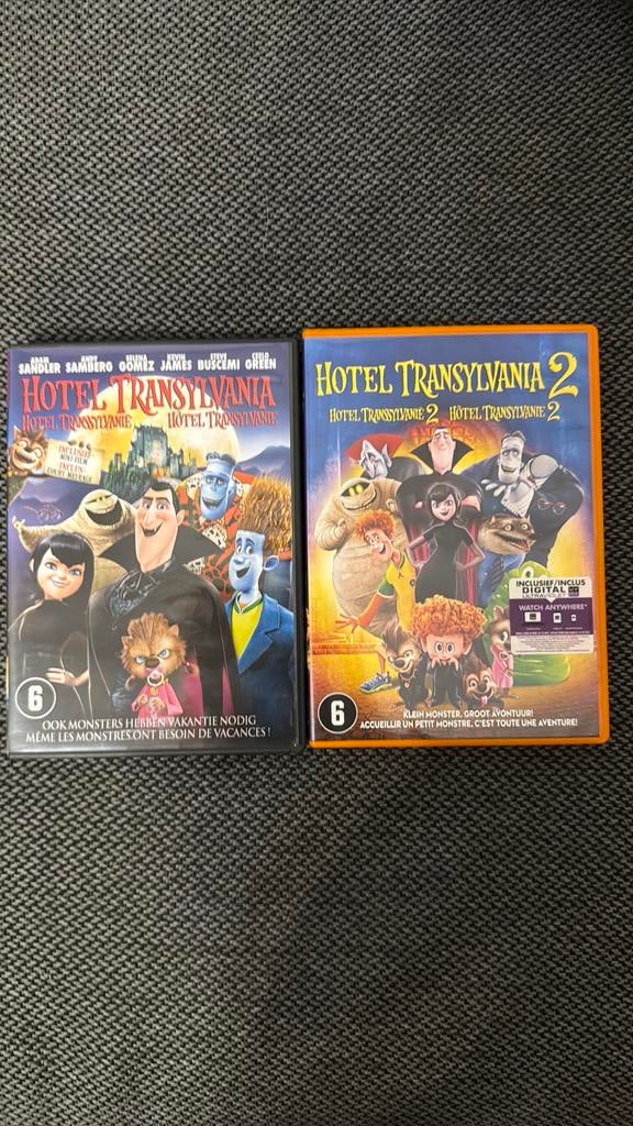 Hotel Transylvania 1&2 DVD, Cd's en Dvd's, Avontuur, Ophalen of Verzenden, Zo goed als nieuw, Vanaf 6 jaar