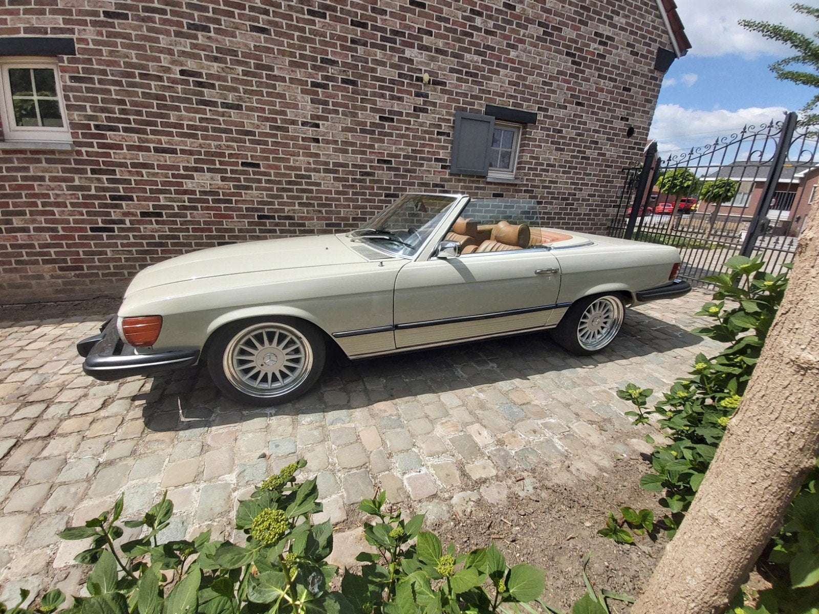 Mercedes r107 450sl, Auto's, Mercedes-Benz, Particulier, Bruin, Bruin, Ophalen