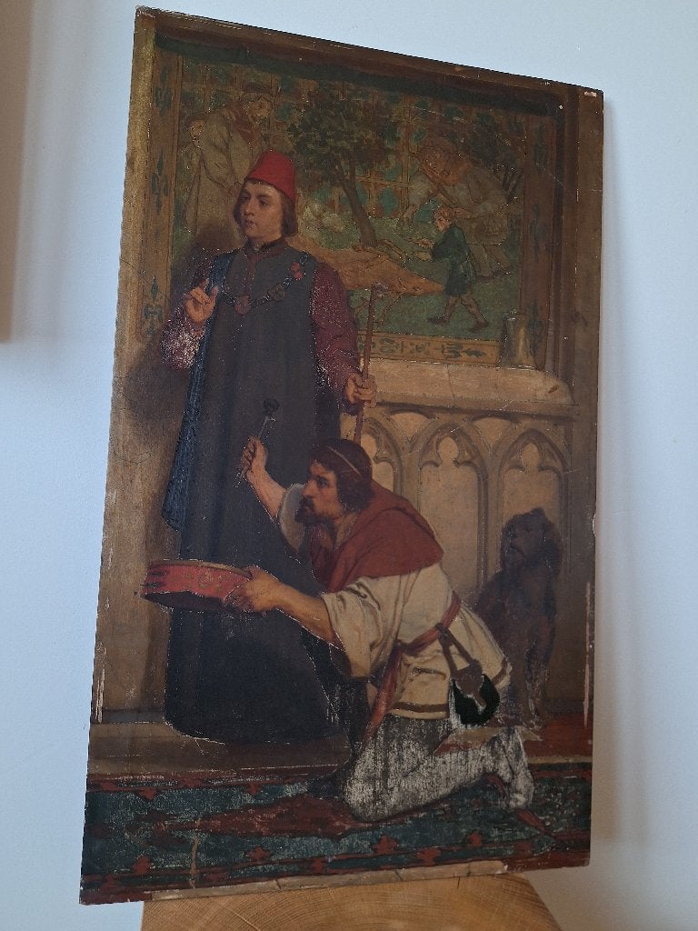 Albrecht de Vriendt, Enlèvement, Peint à la main, Panneau