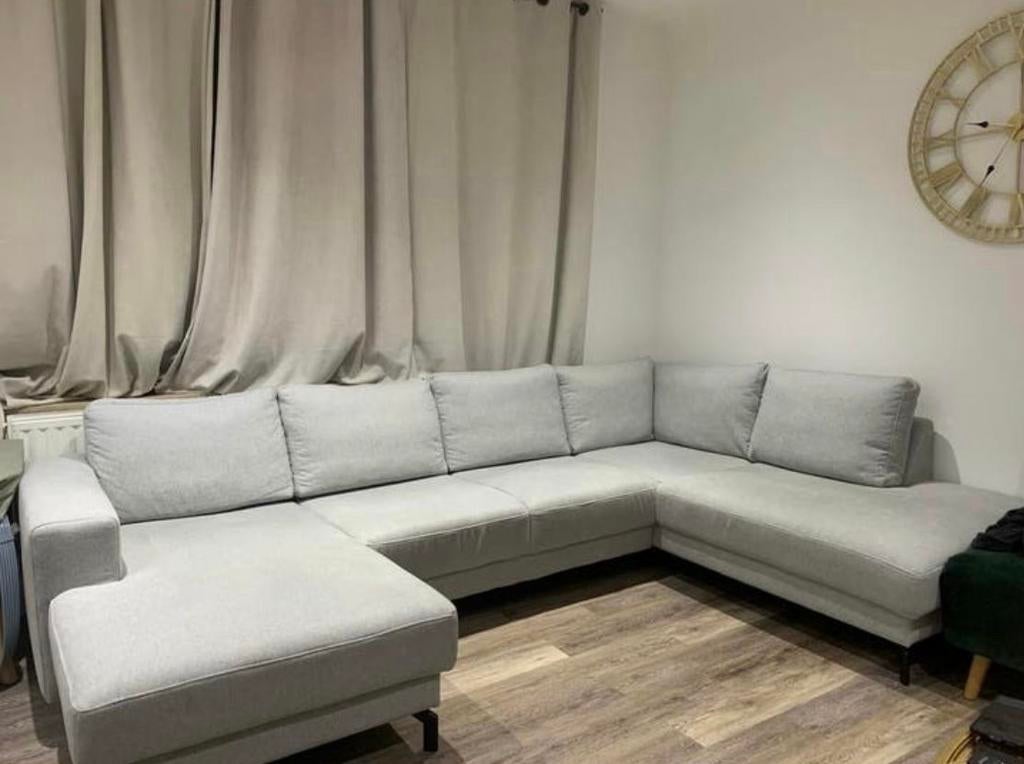 Canapé d’angle en tissu, Maison & Meubles, Canapés | Coins salons complets, Enlèvement, Neuf, Tissus, Moderne