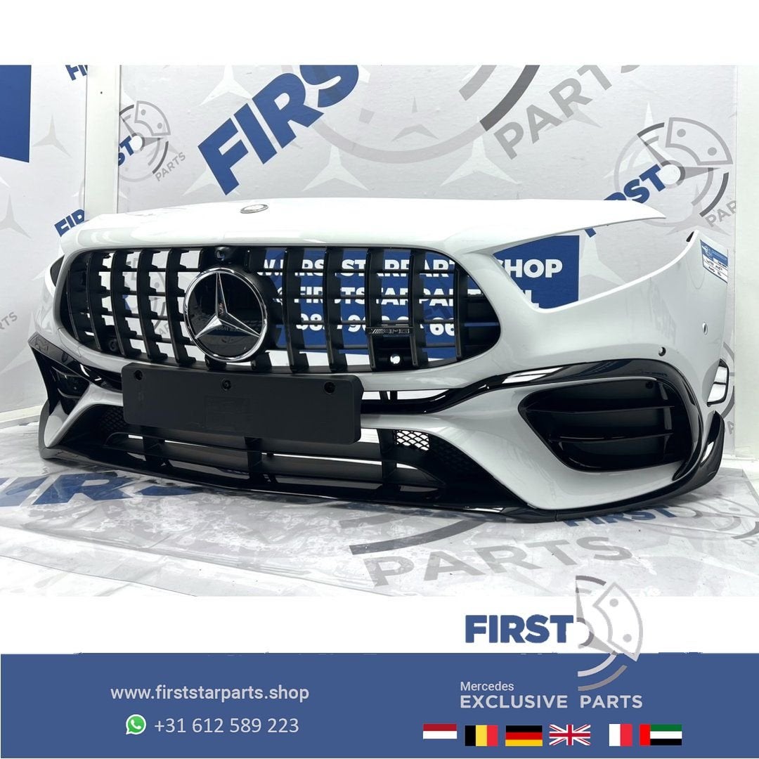 W177 BUMPER FACELIFT A45 VOORBUMPER A KLASSE 2024 A45S AERO, Gebruikt, -, Voor, Ophalen of Verzenden