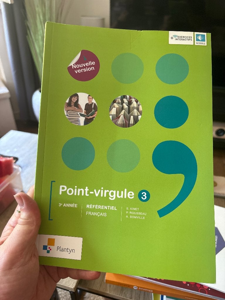 Point virgule 3eme année, Livres, Enlèvement, Comme neuf, Secondaire, Français