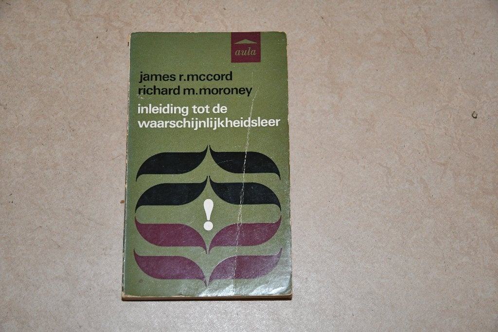 Inleiding tot de waarschijnlijkheidsleer - Aula 328, Antiquités & Art, Antiquités | Livres & Manuscrits, Enlèvement ou Envoi