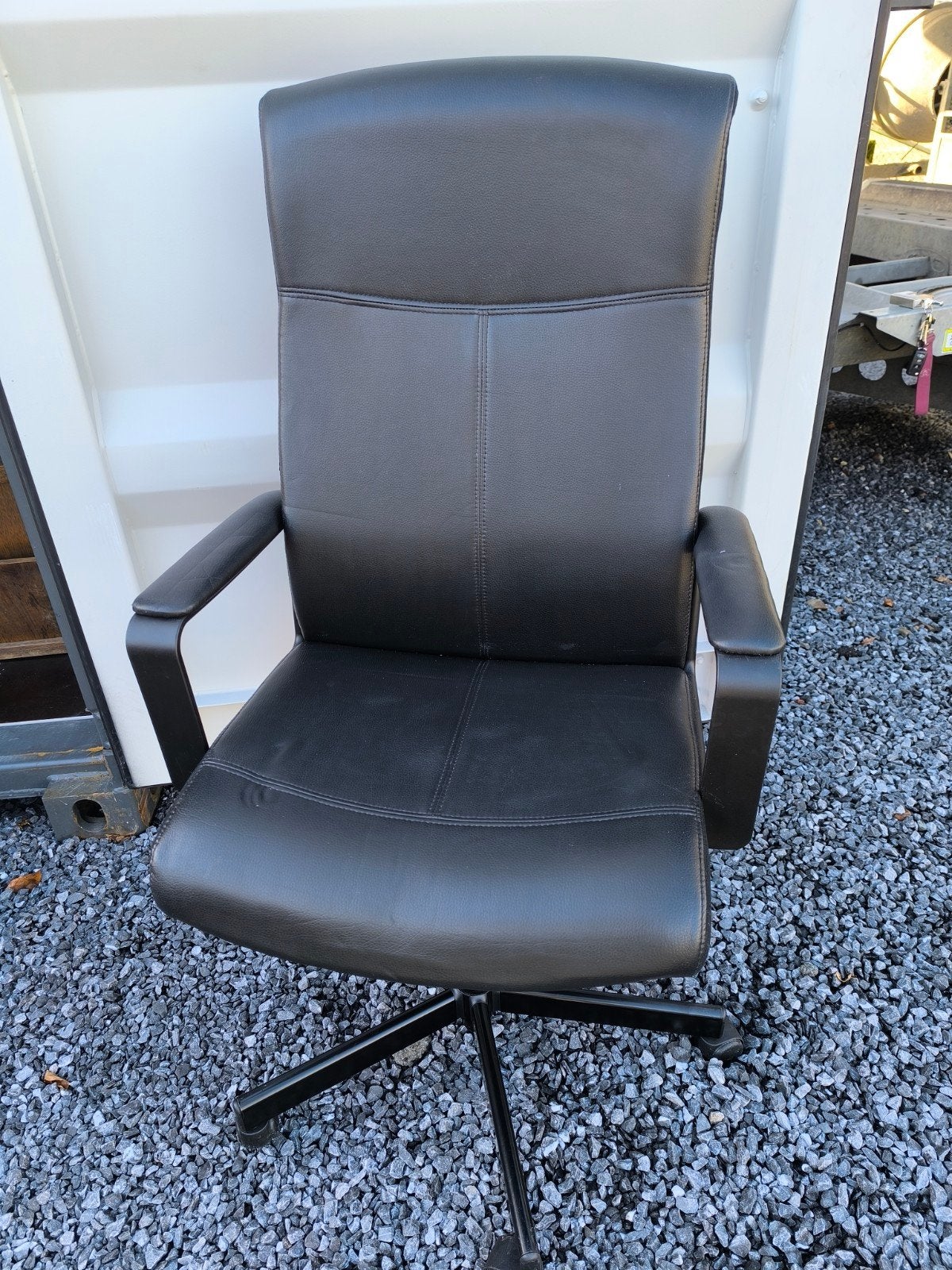 chaise de bureau noire, Enlèvement, Comme neuf, Noir, Chaise de bureau
