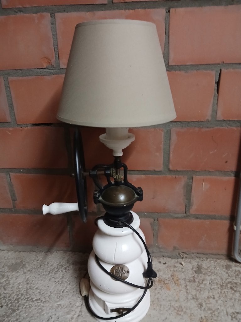 Landelijke schemerlamp, Ophalen, Gebruikt, Met schakelaar, Schemerlamp