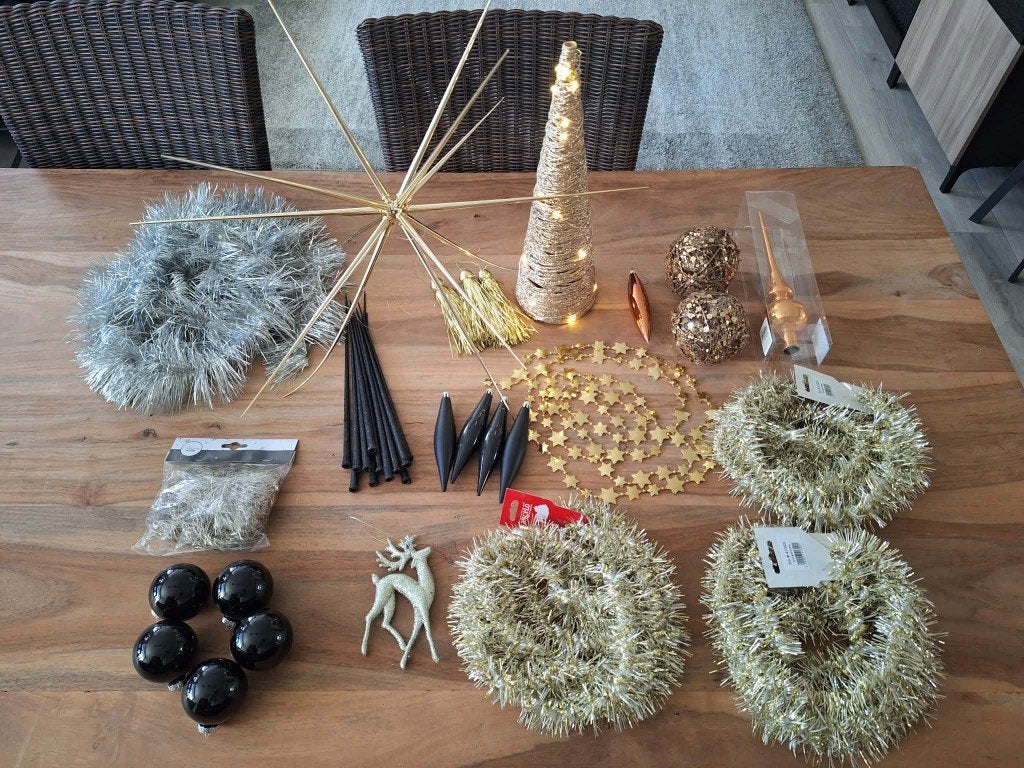 Mooi Pakket Sfeervolle Kerstversiering, Diversen, Ophalen