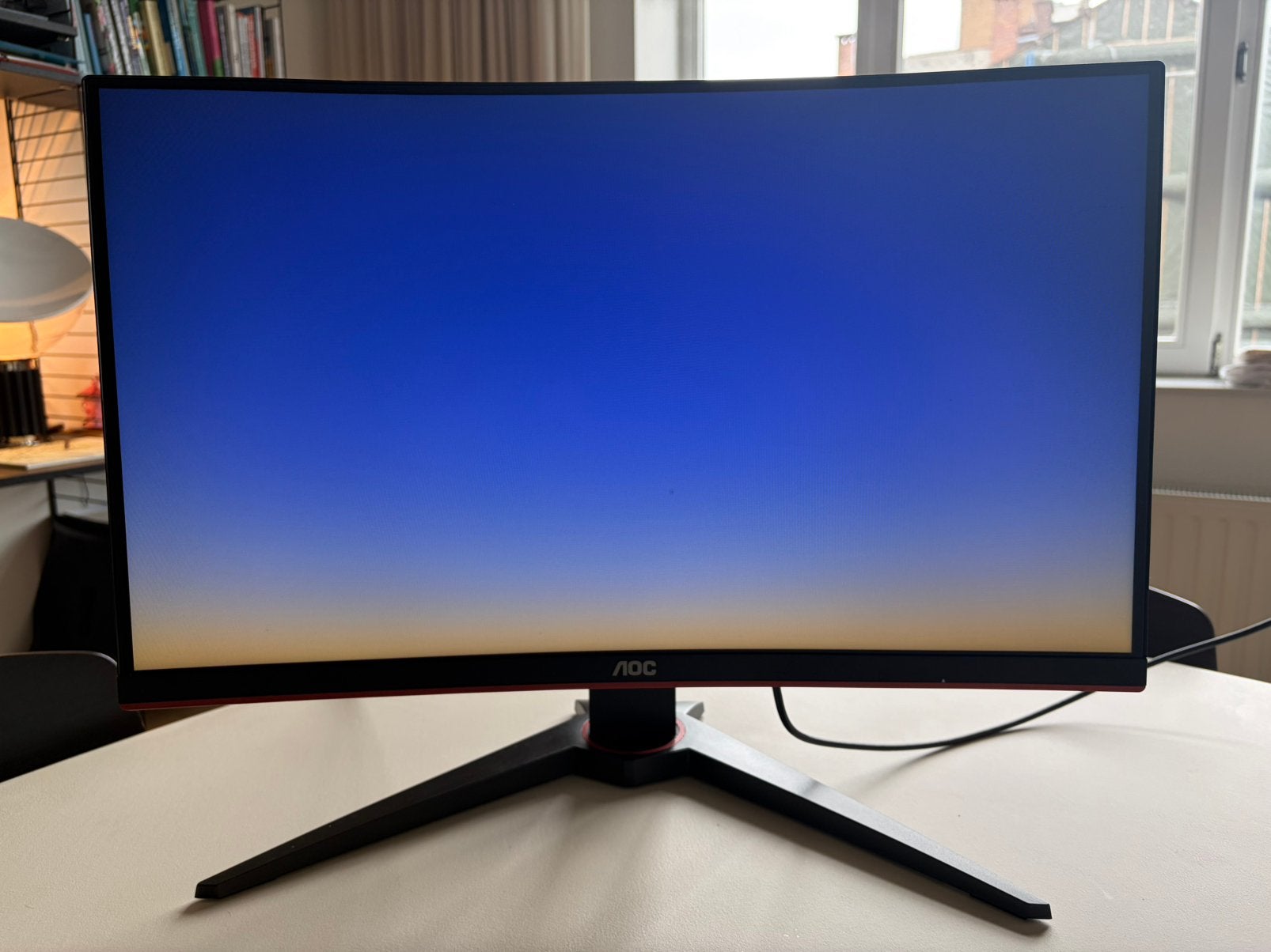 AOC C24G1 24” Curved Gaming Monitor 144Hz (hoogte verstelbr), Computers en Software, Monitoren, HD, In hoogte verstelbaar, VA