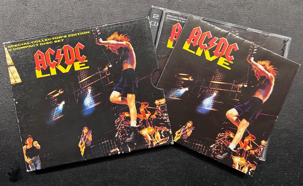 AC/DC - Live ( orig. 2CD met poster en dollarbiljet ), Verzenden, Zo goed als nieuw