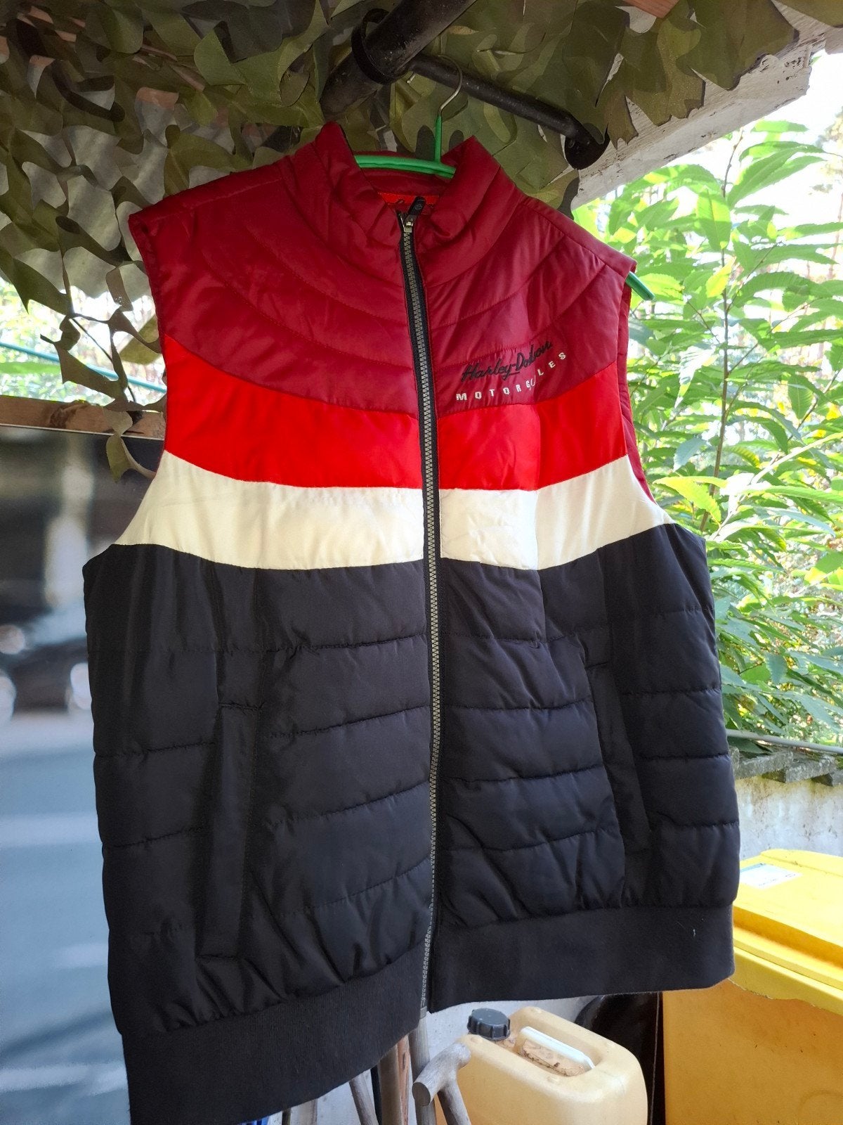 vintage bodywarmer harley davidson, Ophalen, Maat 52/54 (L)