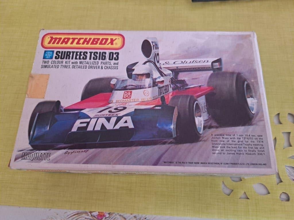 Maquette voiture F1 Matchbox vintage modélisme, Enlèvement ou Envoi, Voiture