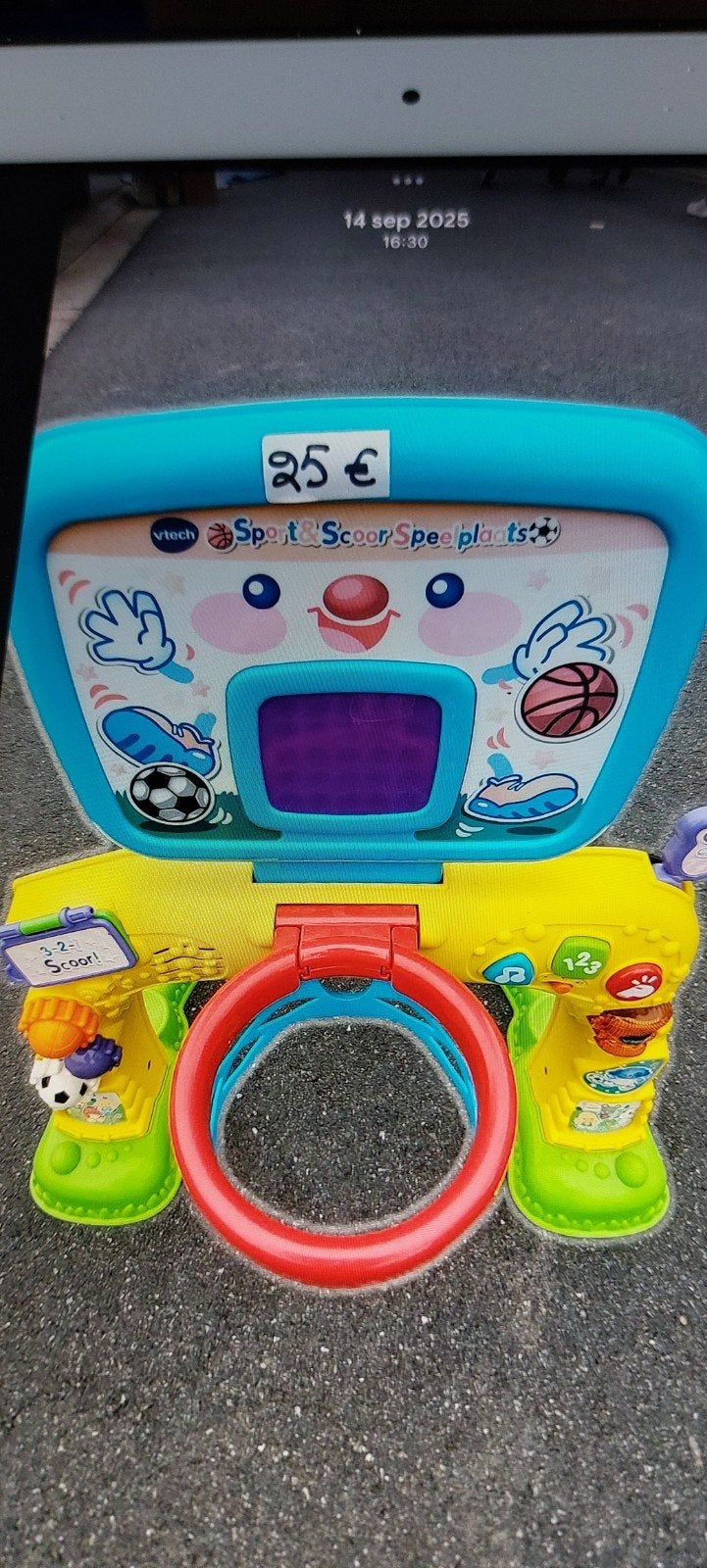 voetbalgoal en basketbalring, Kinderen en Baby's, Ophalen, Zo goed als nieuw