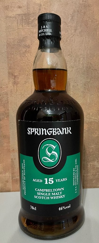 Springbank 15 ans 46% 700ml Campbeltown Scotch Single Malt, Verzamelen, Verzenden, Nieuw
