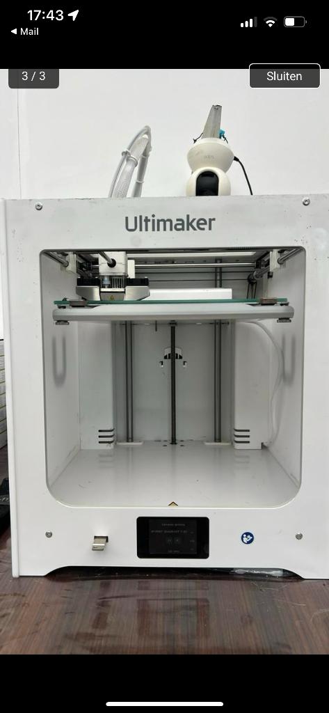 3D printer Ultimaker S2+, Computers en Software, Ophalen, Gebruikt, Ingebouwde Wi-Fi, Ultimaker