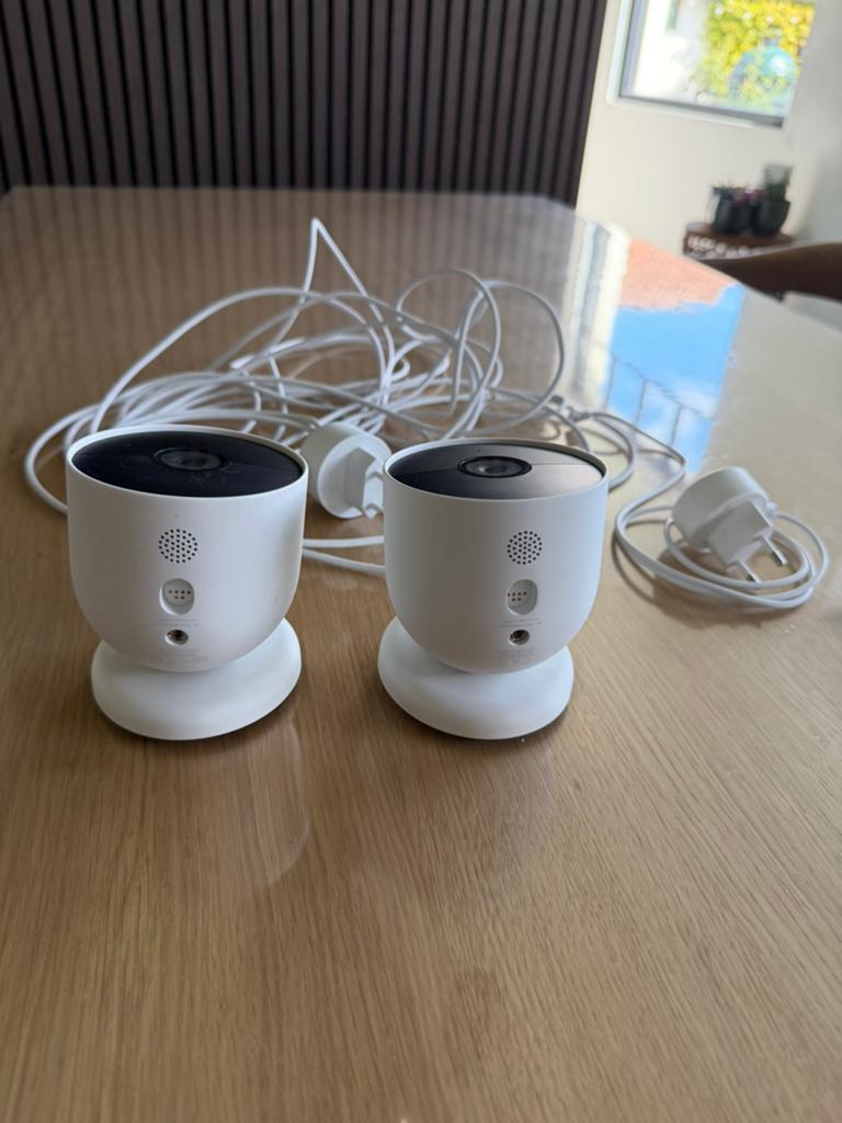 2 google nest cams 2de generatie, Ophalen of Verzenden, Zo goed als nieuw, Draadloos, Facetracking