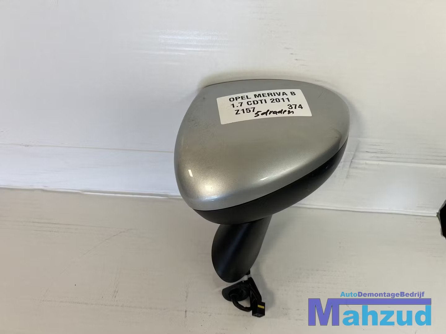 OPEL MERIVA B Zilver Z157 Links spiegel 2010-2017, Gebruikt, Opel Automobile GmbH, Kontakt@opel-infoservice.de, Opel