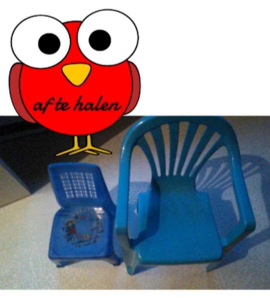 kind tuinstoelen plastiek zomer tuin terras stoel verjaardag, Ophalen, Gebruikt