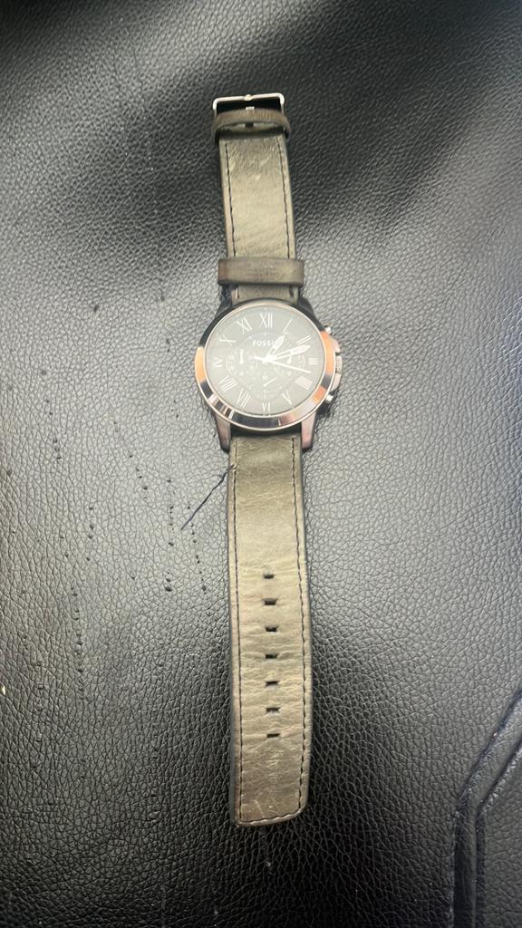 Fossil horloge, Handtassen en Accessoires, Horloges | Heren, Staal, Polshorloge, Ophalen, Overige merken