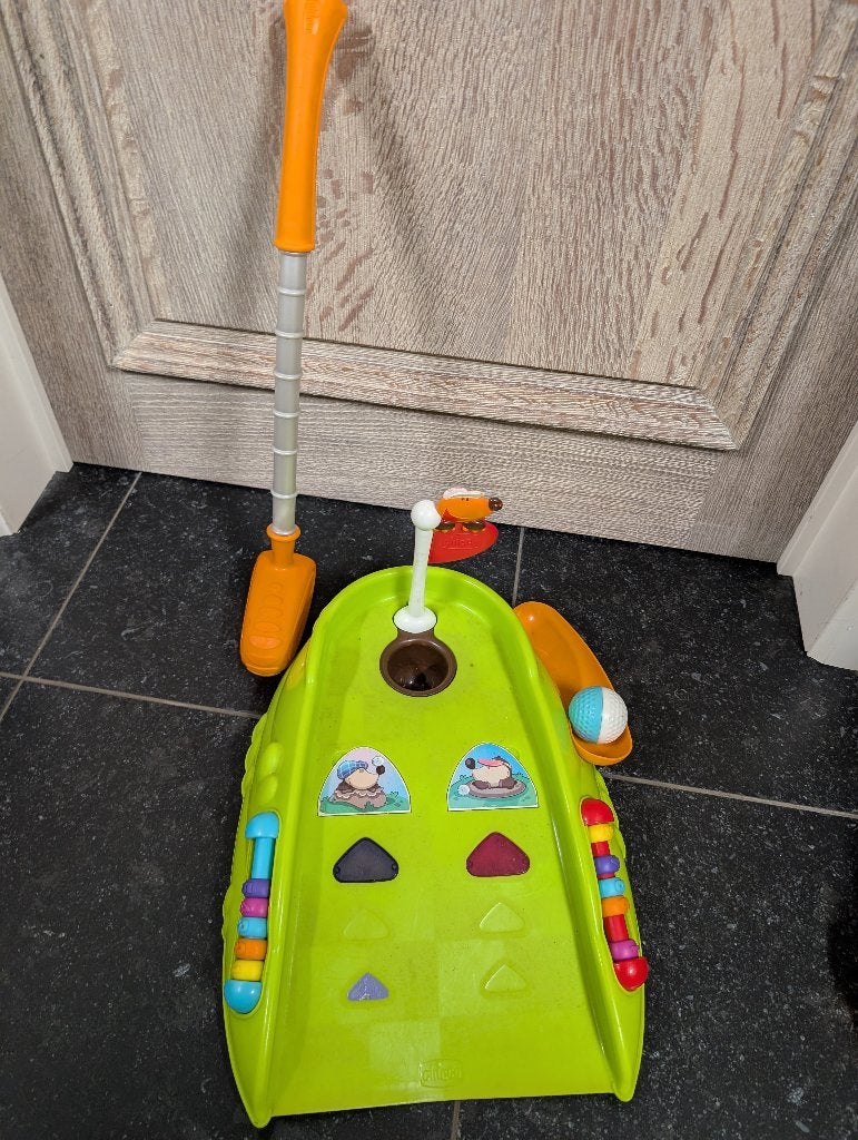 Minigolf voor kinderen buiten speelgoed Midgetgolf Chicco, Kinderen en Baby's, Ophalen of Verzenden, Gebruikt