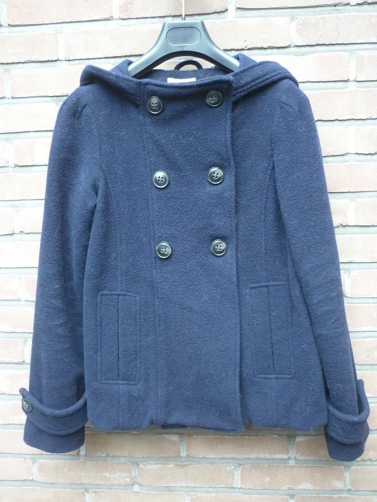 Wollen-Viscose Jas American Outfitters, Maat 38/40 (M), Blauw, Ophalen of Verzenden, Zo goed als nieuw