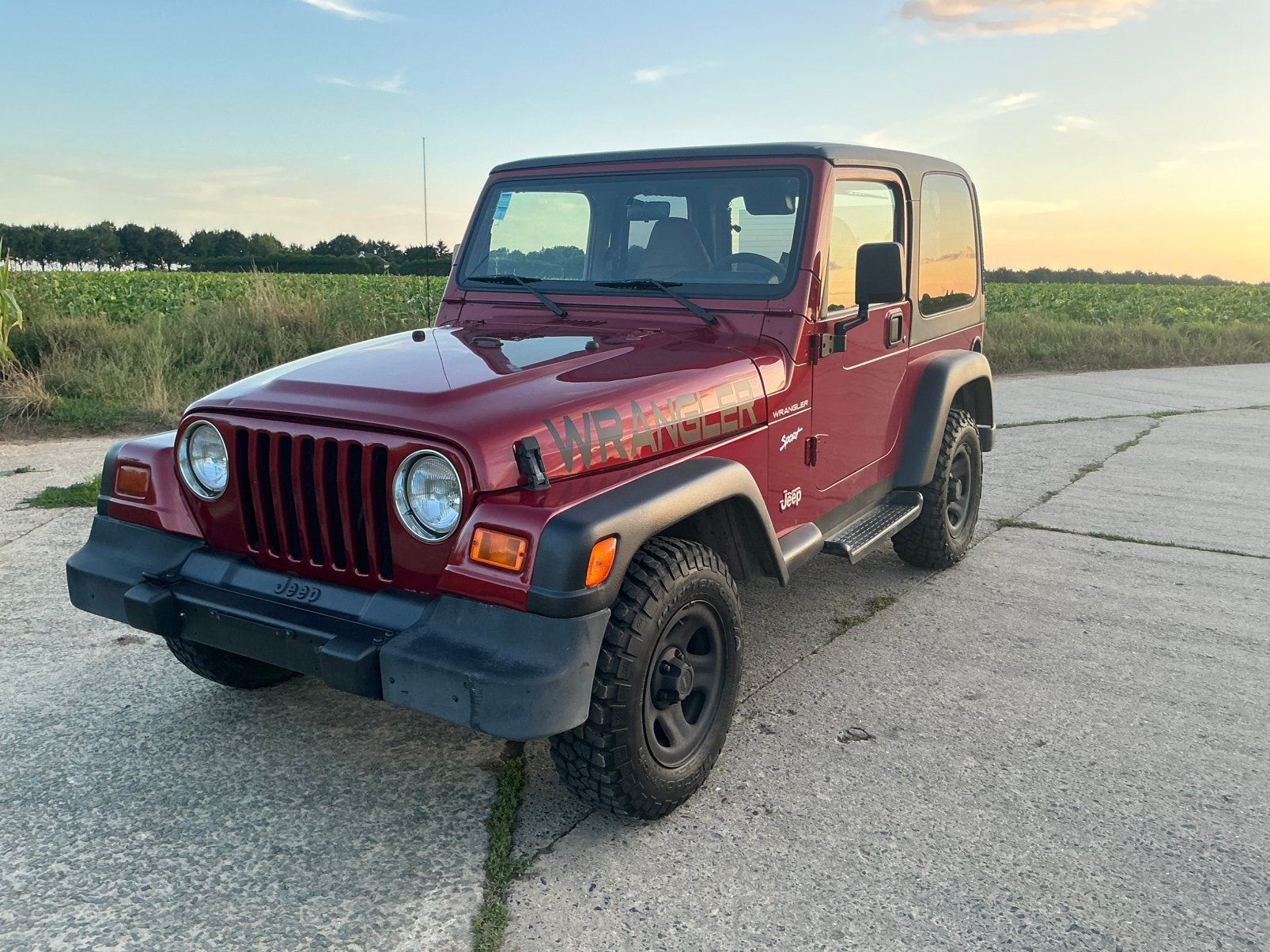 Jeep wrangler 4X4 lichte vracht, Auto's, Euro 2, Beige, Bedrijf, Handgeschakeld