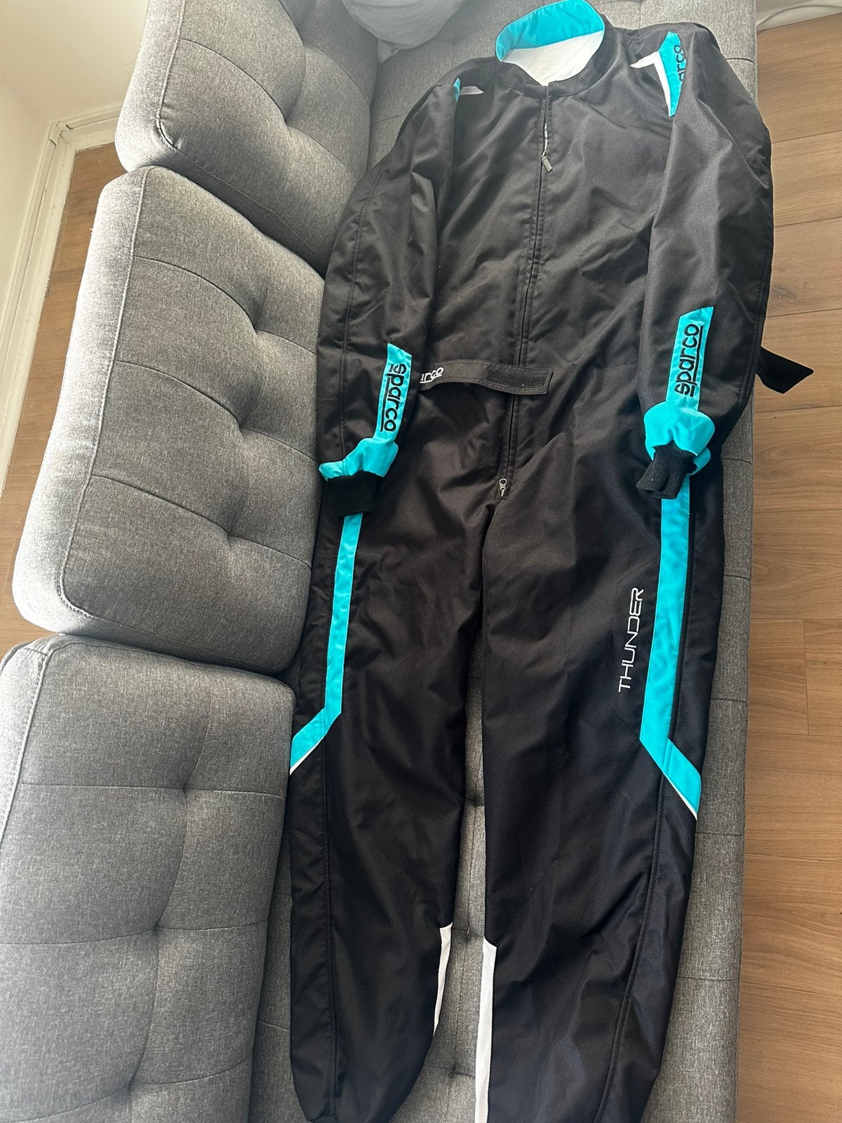 Combinaison XL Sparco Thunder - Etat Neuf, Sports & Fitness, Enlèvement, Comme neuf