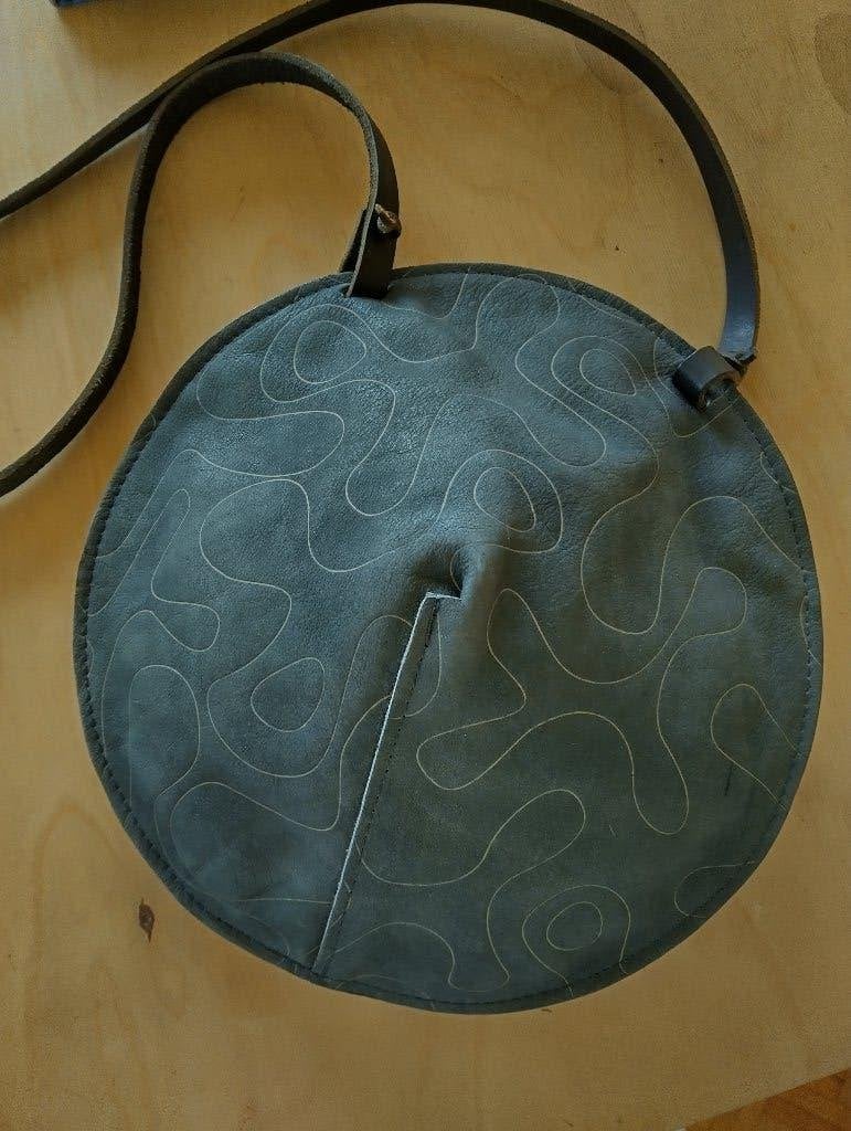 Heel mooie artisanaal gemaakte zwarte handtas, Ophalen of Verzenden, Handtas