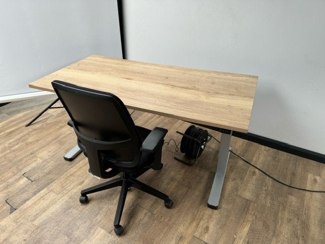 Elektrisch zit sta bureau Markant Matrix Click grijs, Ophalen