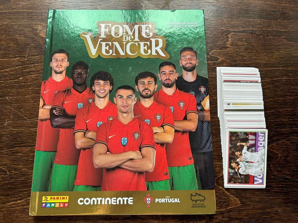 Panini Portugal ‘ fome de vencer’  compleet, Ophalen of Verzenden, Zo goed als nieuw, Meerdere stickers
