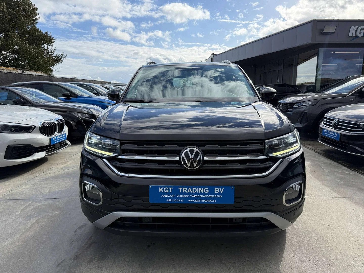 Volkswagen T-Cross 1.0 TSI NAVIGATIE VIRTUAL CAMERA FULL LED, Gebruikt, 110 g/km, Zwart, Bedrijf