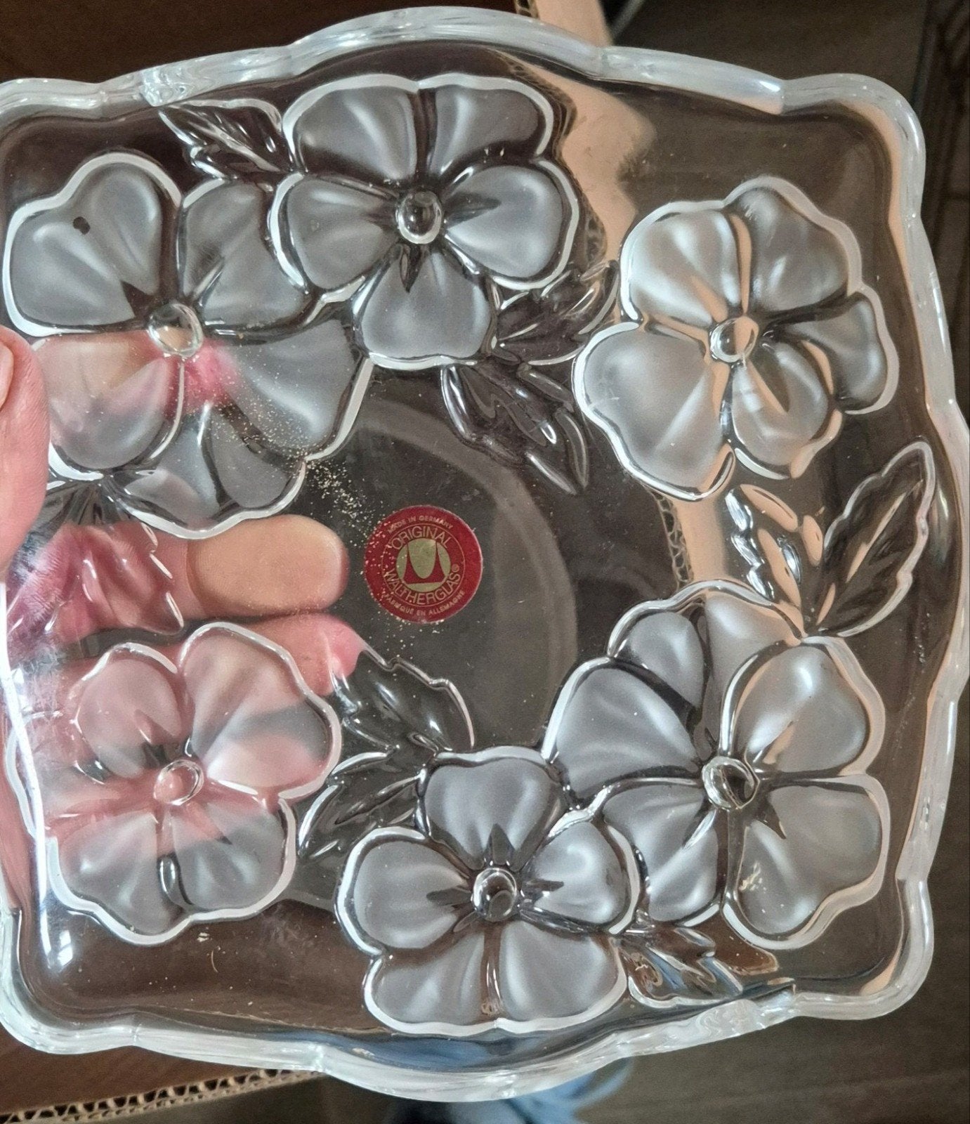 Verre Walther original — Fabriqué en Allemagne/Fabriqué en A, Antiquités & Art, Enlèvement ou Envoi