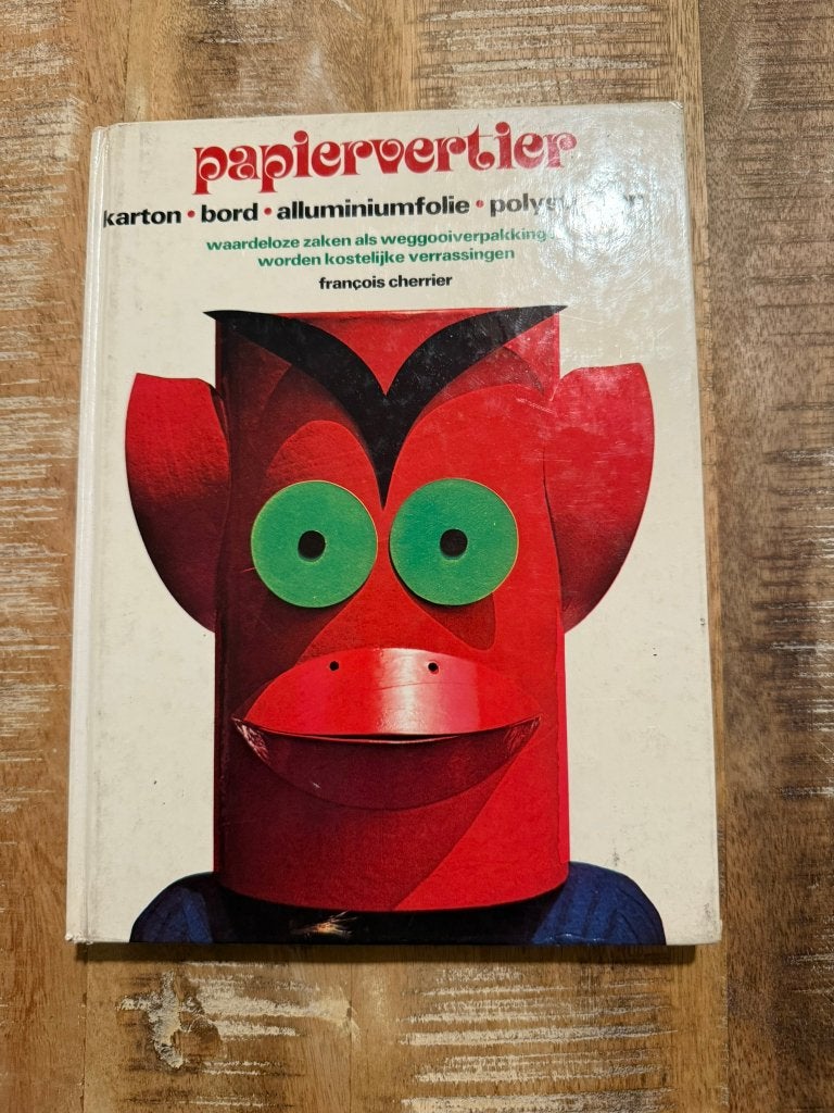 Papiervertier - Cherrier (vintage knutselboek), Hobby en Vrije tijd, Gebruikt, Geschikt voor karton, Geen idee, Overige thema's