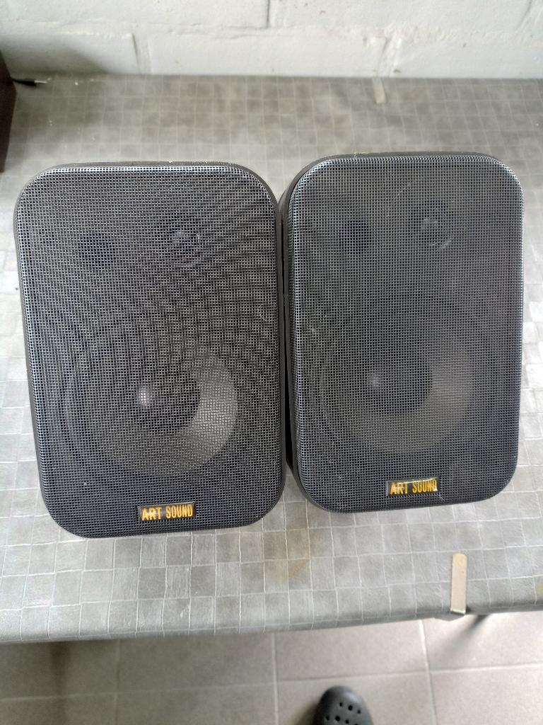 luidsprekers Art-sound AS40, Audio, Tv en Foto, Luidsprekerboxen, Gebruikt, Minder dan 60 watt, Front, Rear of Stereo speakers
