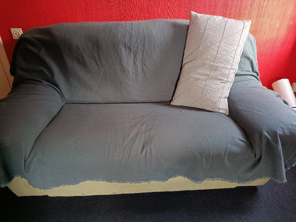 Sofa bed, Enlèvement, Utilisé, Deux personnes
