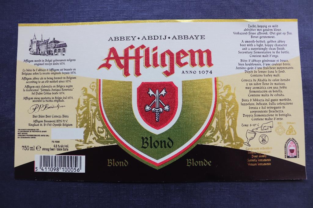 bier etiket, Verzamelen, Ophalen of Verzenden, Nieuw, Overige merken