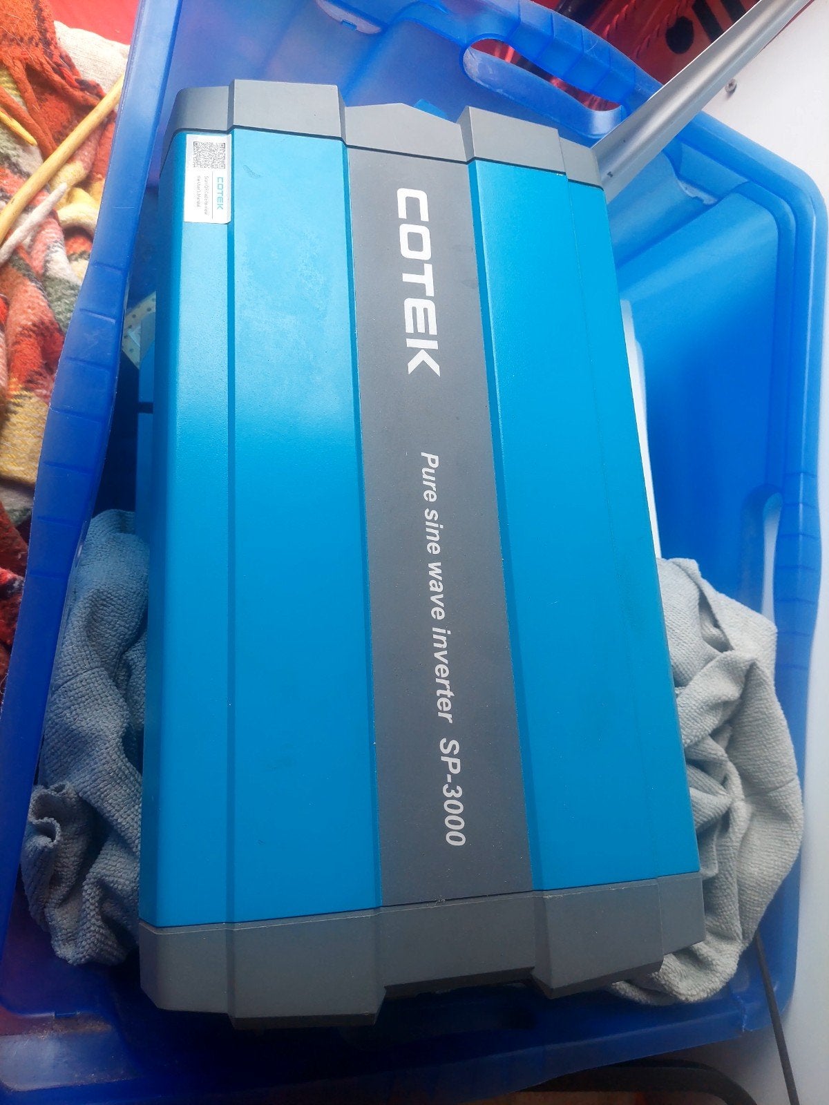 omvormer cotek sp inverter 3000w, Doe-het-zelf en Bouw, Ophalen, Zo goed als nieuw, Compleet systeem