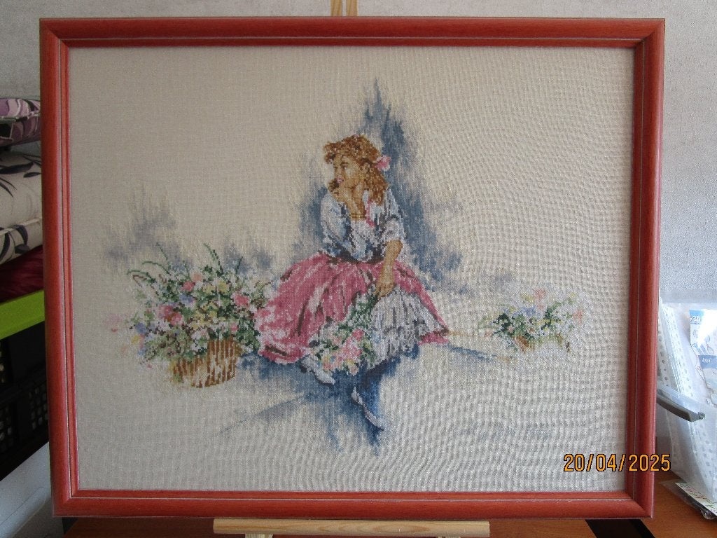 wanddecoratie, Enlèvement, Comme neuf, Sous verre, Verre