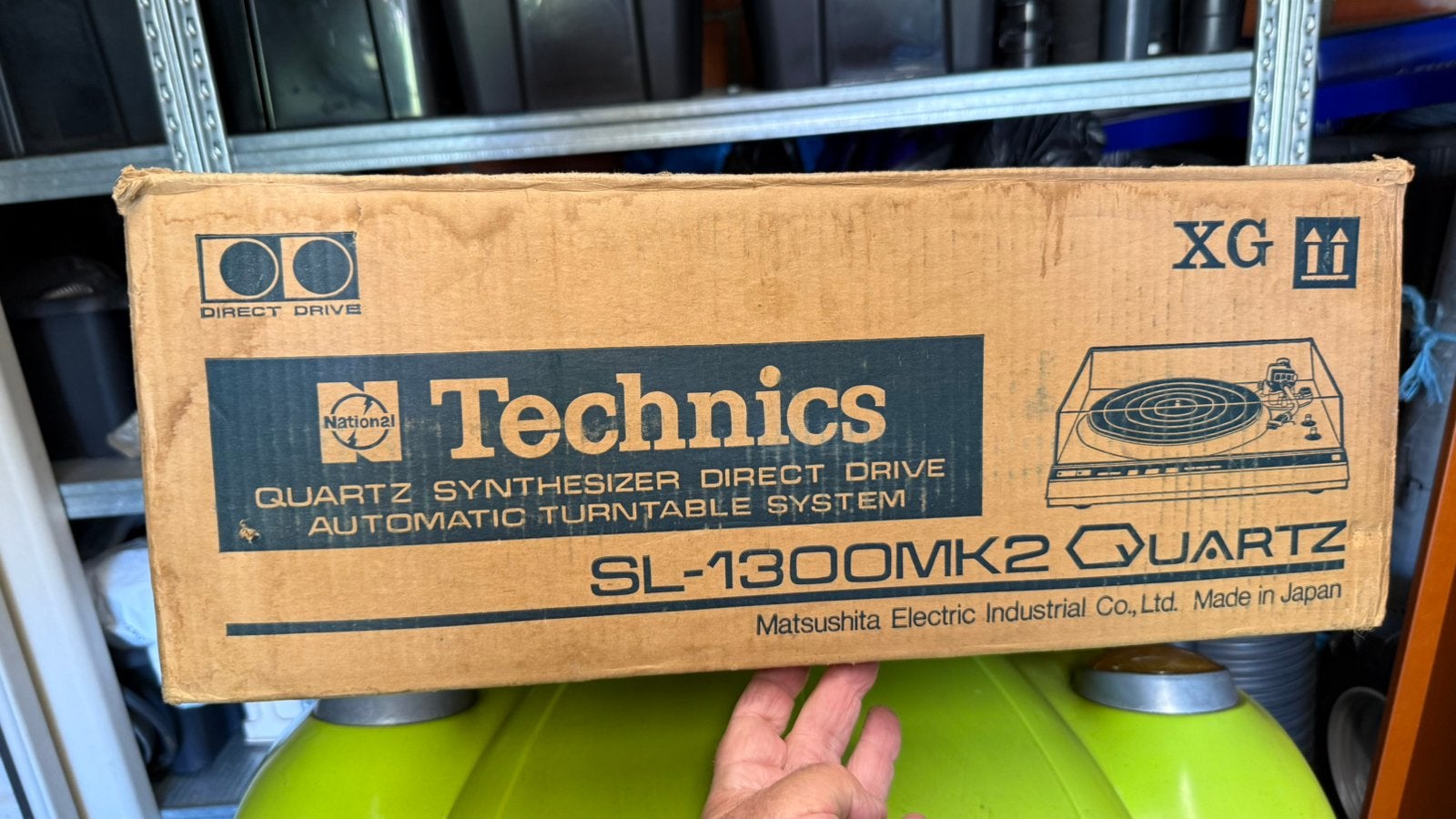 Doos technics SL1300 mkII, TV, Hi-fi & Vidéo, Enlèvement, Utilisé, Pièce tourne-disques, Technics