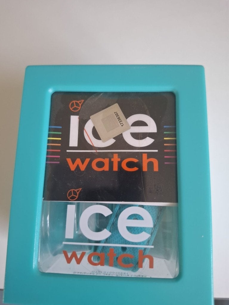 Montre Ice-Watch turquoise - Code 2227, Bijoux, Sacs & Beauté, Montres | Femmes, Autres marques, Enlèvement ou Envoi, Autres matériaux