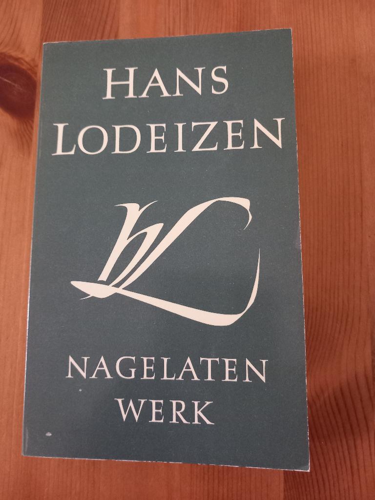Hans Lodeizen - Nagelaten werk paperback 224blz, Hans Lodeizen, Enlèvement ou Envoi, Un auteur, Utilisé