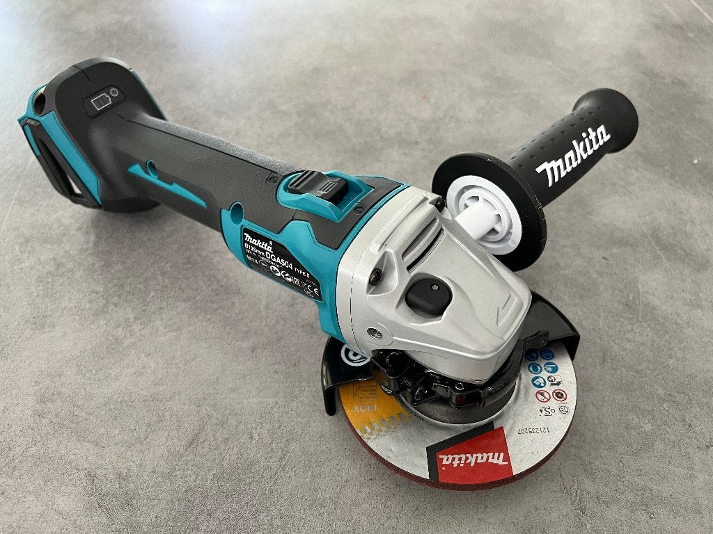MAKITA 18V HAAKSE SLIJPER DGA504ZJ 125mm BRUSHLESS SLIJPTOL, Doe-het-zelf en Bouw, Ophalen of Verzenden, Nieuw, 700 tot 1000 watt