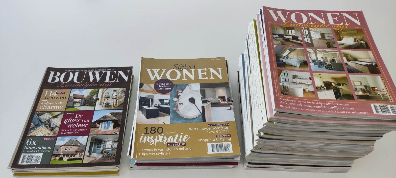 Tijdschriften Wonen Landelijke stijl/Stijlvol Wonen, Boeken, Ophalen, Gelezen, Overige typen