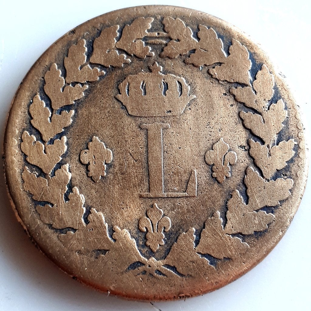 FRANCE: UN DÉCIME 1815 BB STRASBOURG KM 701, Ophalen of Verzenden, Frankrijk, Losse munt