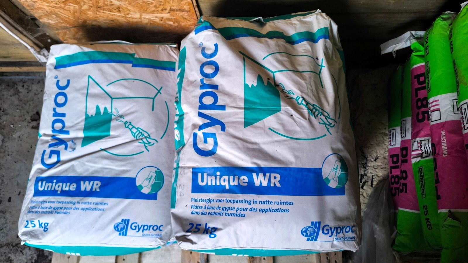 Gyproc Unique WR (5 sacs de 2,5 kg), Enlèvement, Neuf