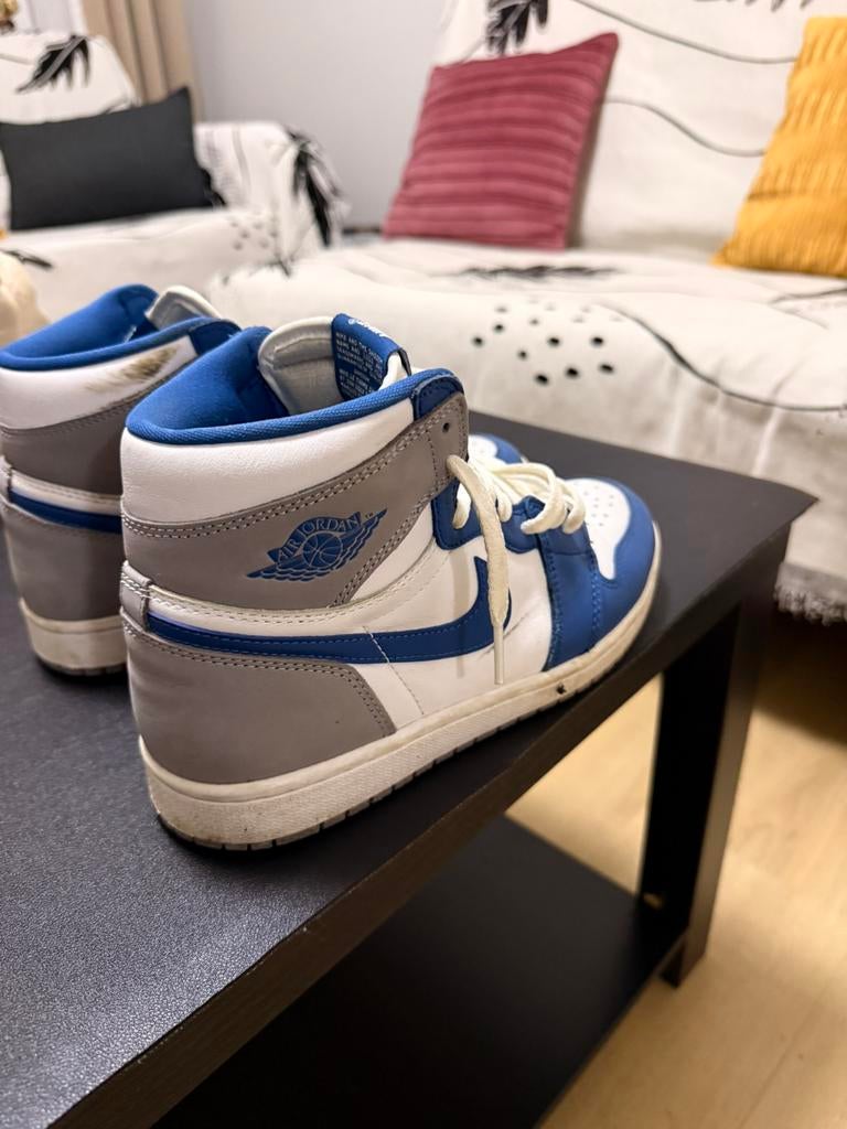 Air Jordan 1 High OG "True Blue" sneakers, Ophalen, Zo goed als nieuw