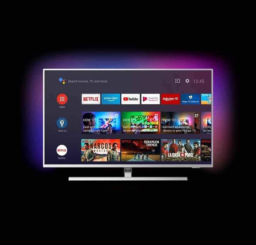TV Philips Ambilight 65" 4K + GRATUIT Barre de son Samsung, Philips, LED, 60 à 80 cm, Comme neuf