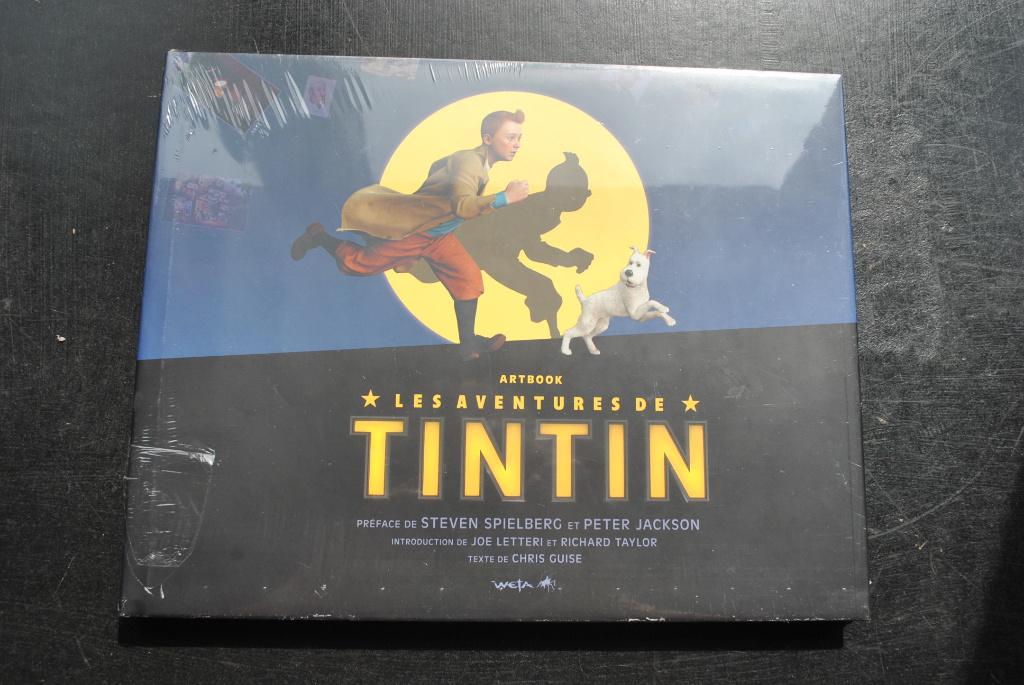 ARTBOOK LES AVENTURES DE TINTIN SOUS BLISTER HERGE Film, Enlèvement ou Envoi, Comme neuf, HERGE SPIELBERG