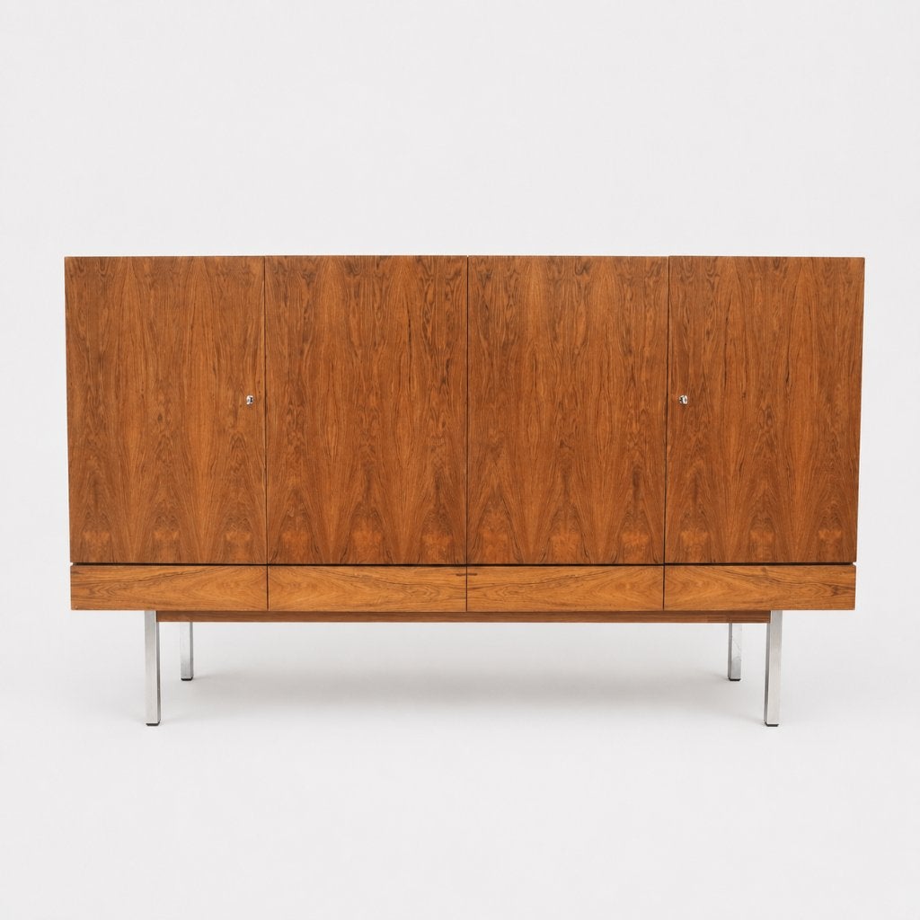 Vintage design dressoir Leo Bub jaren '60 palissander, Huis en Inrichting, Ophalen of Verzenden