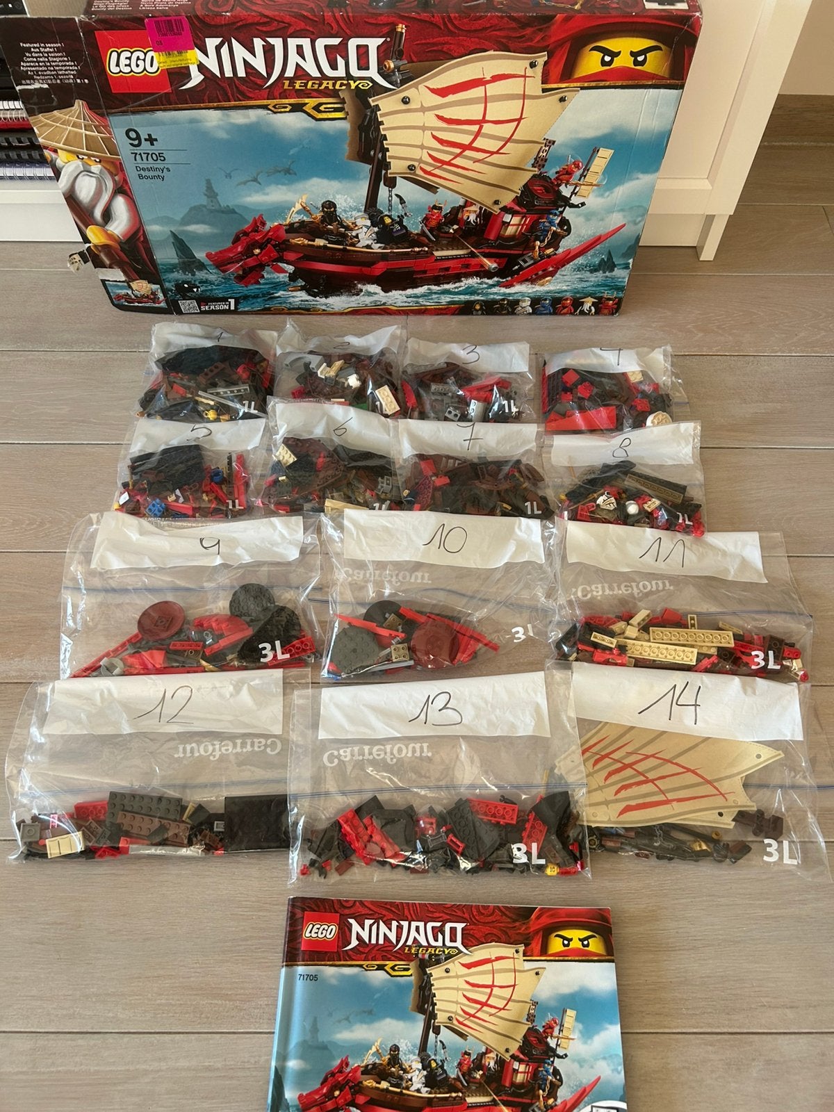 Lego Ninjago Destiny’s Bounty 71705, Kinderen en Baby's, Speelgoed | Duplo en Lego, Ophalen, Zo goed als nieuw